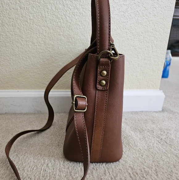Liebeskind Brown Leather Crossbody Bag